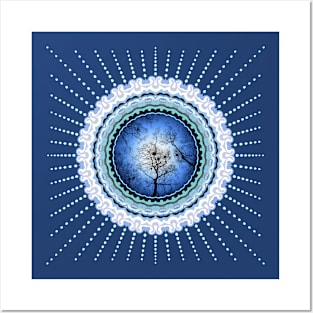 Tree in mandala Posters and Art